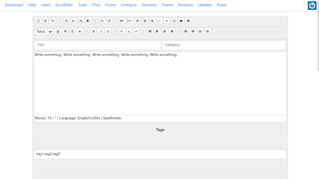 EuroEditor Screenshot